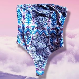 SHEIN Tube Bodysuit Top